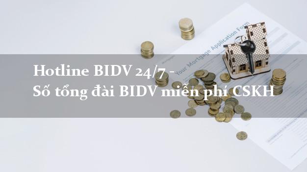 Hotline BIDV 24/7 - Số tổng đài BIDV miễn phí CSKH